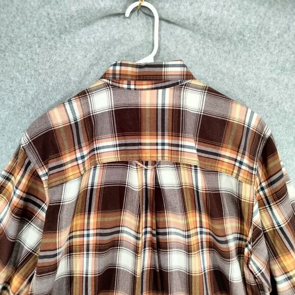 Gander Mountain Guide Series Button Down Shirt Mens Large Plaid Vented Outdoor - Picture 10 of 12